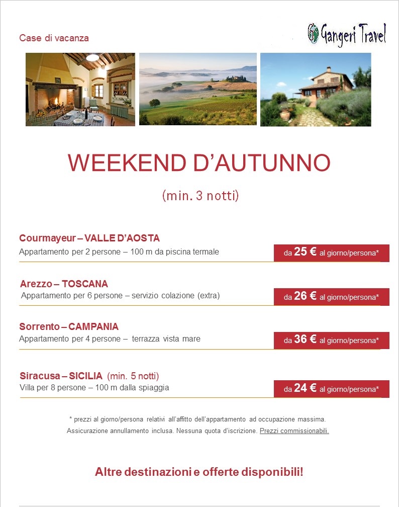week end d'autunno